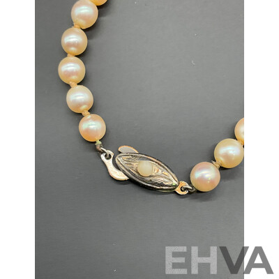 Vintage MITSUKO Cultured Pearls Necklace