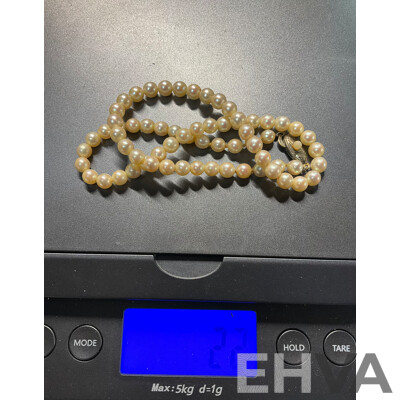 Vintage MITSUKO Cultured Pearls Necklace