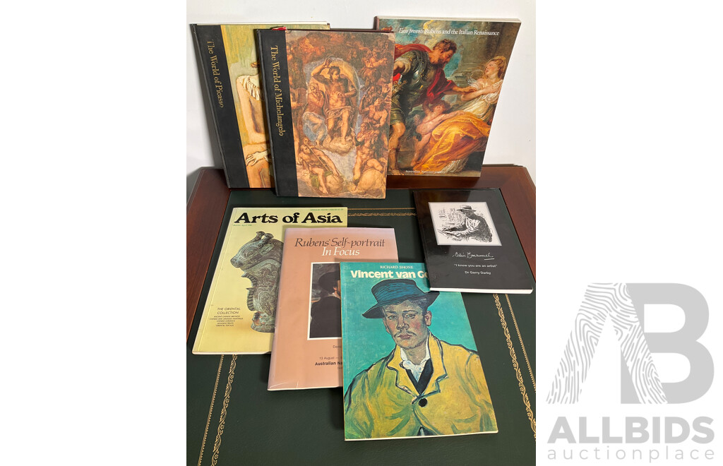 Collection of Art History and Exhibition Books - Lot of 7