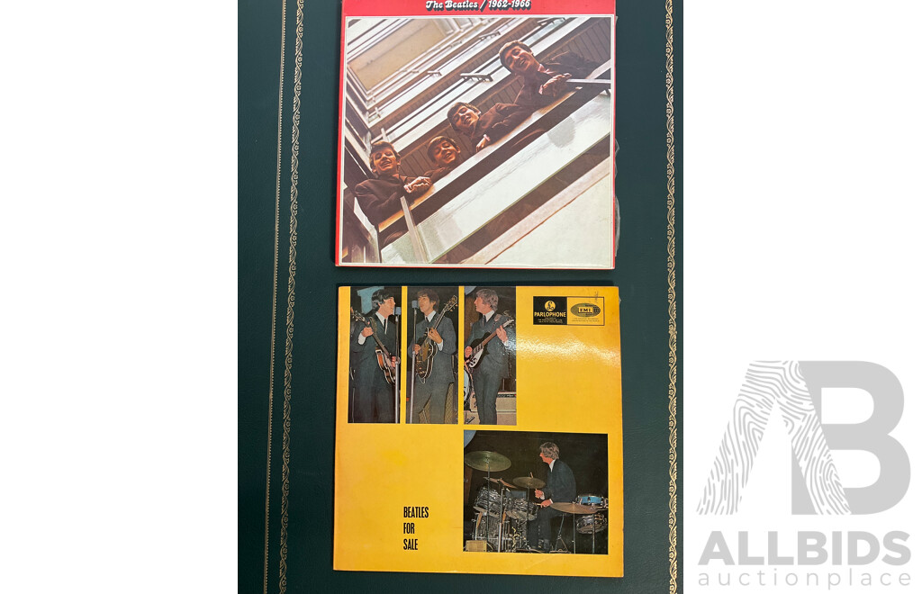 The Beatles - Australian 10th Anniversary Greatest Hits Volumes 1 & 2 (1963-1973) Rare Australian Apple / Parlophone Stereo Double LP Set