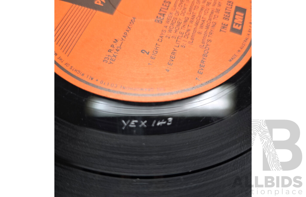 The Beatles - Australian 10th Anniversary Greatest Hits Volumes 1 & 2 (1963-1973) Rare Australian Apple / Parlophone Stereo Double LP Set