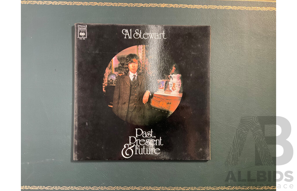 AL STEWART Collection of 7 LP Records, Including Russians & Ammericans, Year of the Cat, Time Passags, the Early Years, Modern Times, 24 Carrots and Past, Present & Future