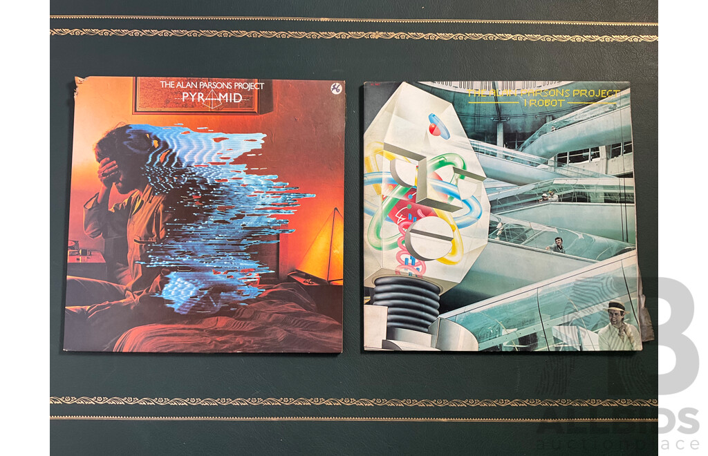 The ALAN PARSON PROJECT - Collection of 6 Vintage LP Records - Including Pyramid, I Robot, Ammonia Avenue, Eve, Eye in the Sky and the Turn of a Friendly Card