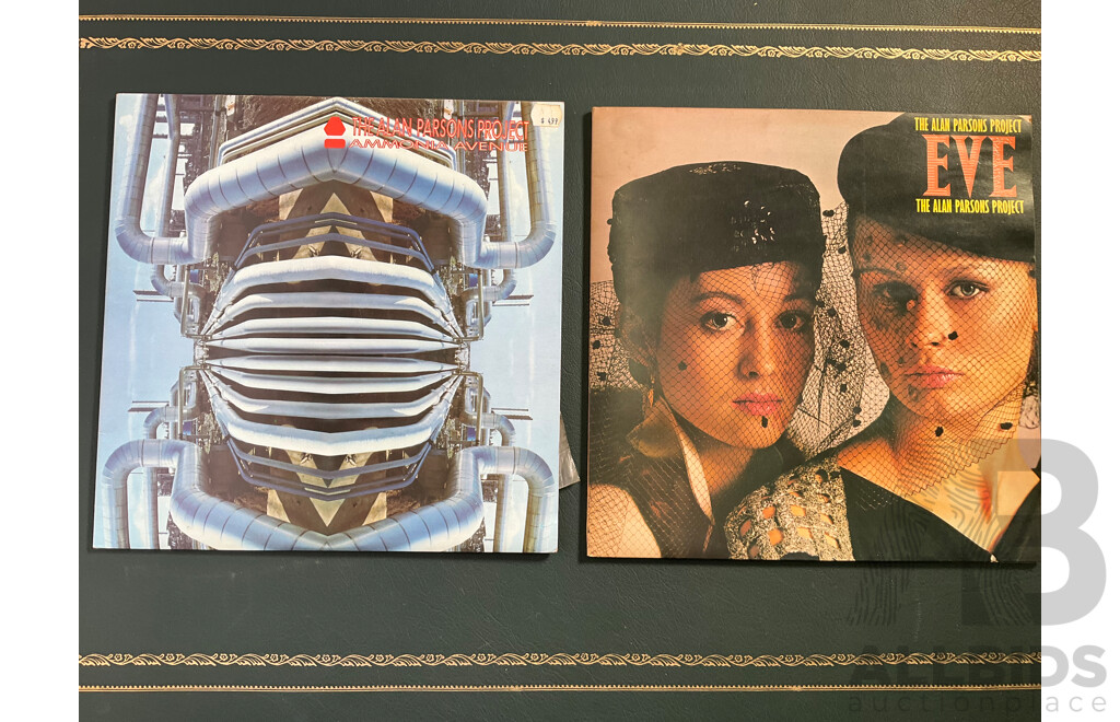 The ALAN PARSON PROJECT - Collection of 6 Vintage LP Records - Including Pyramid, I Robot, Ammonia Avenue, Eve, Eye in the Sky and the Turn of a Friendly Card