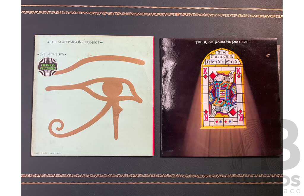 The ALAN PARSON PROJECT - Collection of 6 Vintage LP Records - Including Pyramid, I Robot, Ammonia Avenue, Eve, Eye in the Sky and the Turn of a Friendly Card