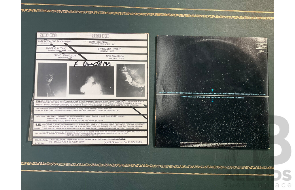 Collection of 4 Vintage LP Records - Including Electric Light Orchestra ''Out of The Blue'', The Police ''Synchronicity'', Sade ''Diamond Life'' and ELO ''Eldorado''