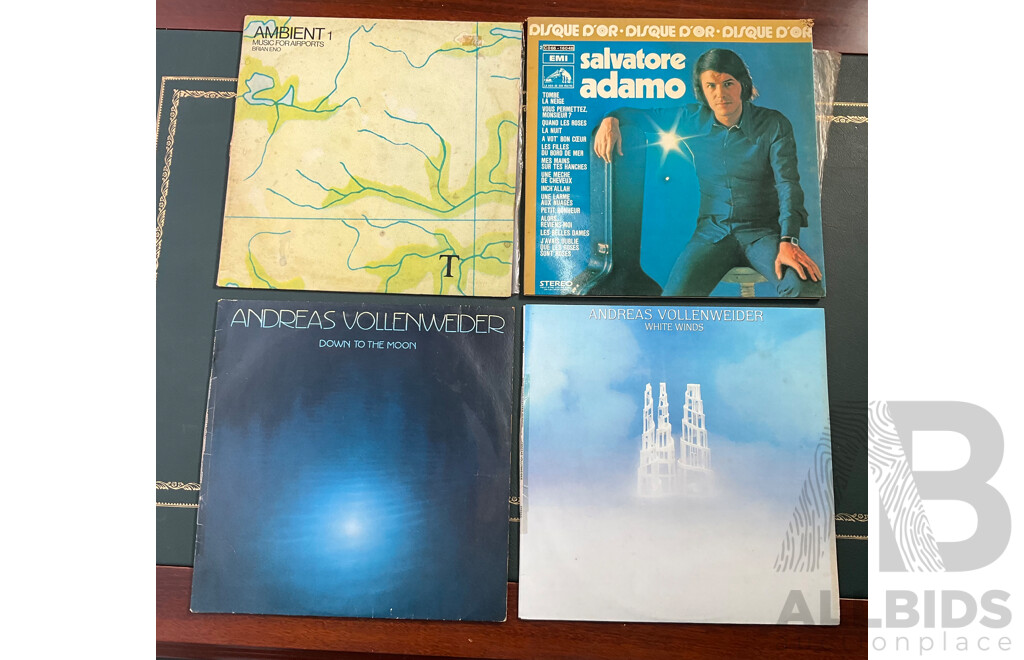 Collection of 14 Vintage LP Records - Including Salvatore Adamo, Federico Garcia Lorca, Sergio Endrigo and More