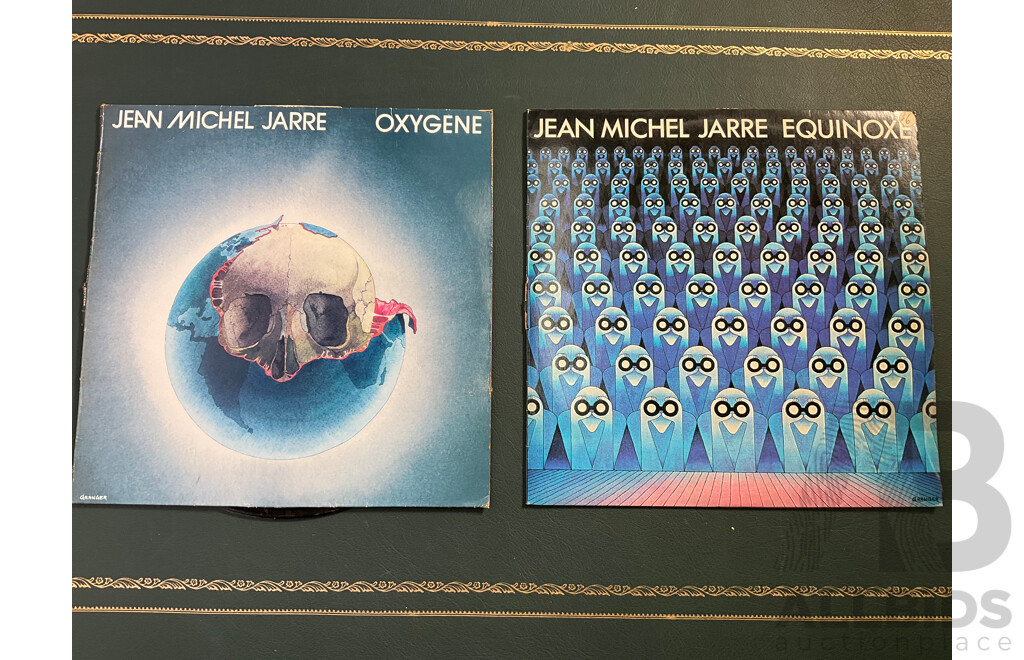 Collection Of6 Vintage LP Records - Including Jean Michel Jarre ''Oxygene, Equinoxe'', Wolfe Tones ''Rifles of The I.R.A., Till Ireland a Nation'', Cluster and Brian Eno ''Cluster & Eno'' and John Stewart ''Bombs Away Dream Babies''