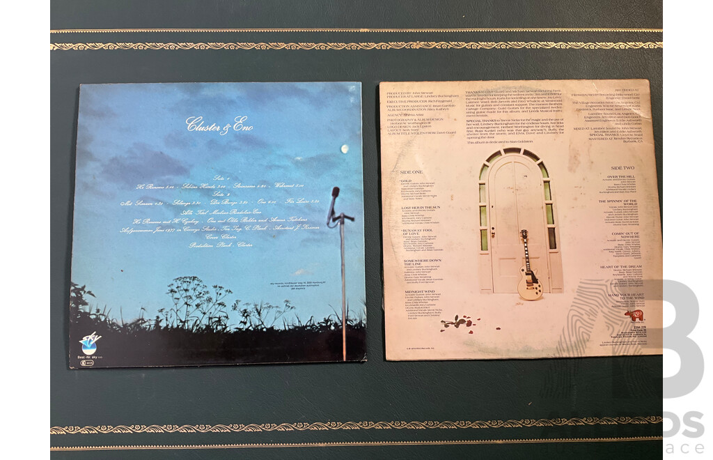 Collection Of6 Vintage LP Records - Including Jean Michel Jarre ''Oxygene, Equinoxe'', Wolfe Tones ''Rifles of The I.R.A., Till Ireland a Nation'', Cluster and Brian Eno ''Cluster & Eno'' and John Stewart ''Bombs Away Dream Babies''