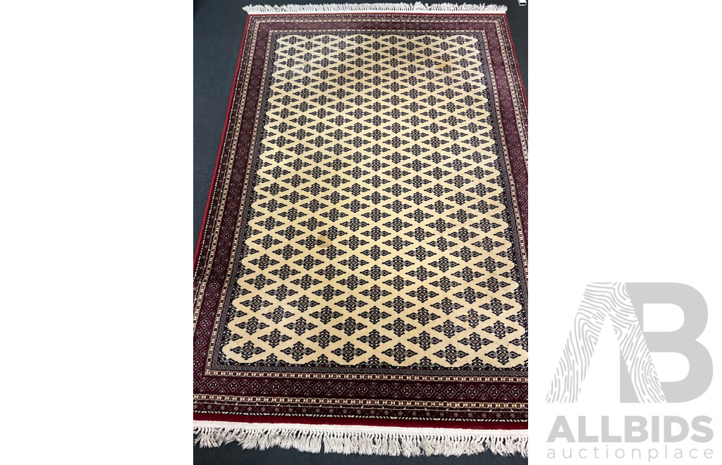 Bokhara Style 100% New Zealand Wool Carpet by RUBY COLLECTION 160x230cm