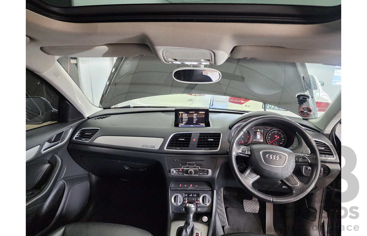 9/2013 Audi Q3 2.0 TDI Quattro (103kw) 8U MY14 4d Wagon Black 2.0L