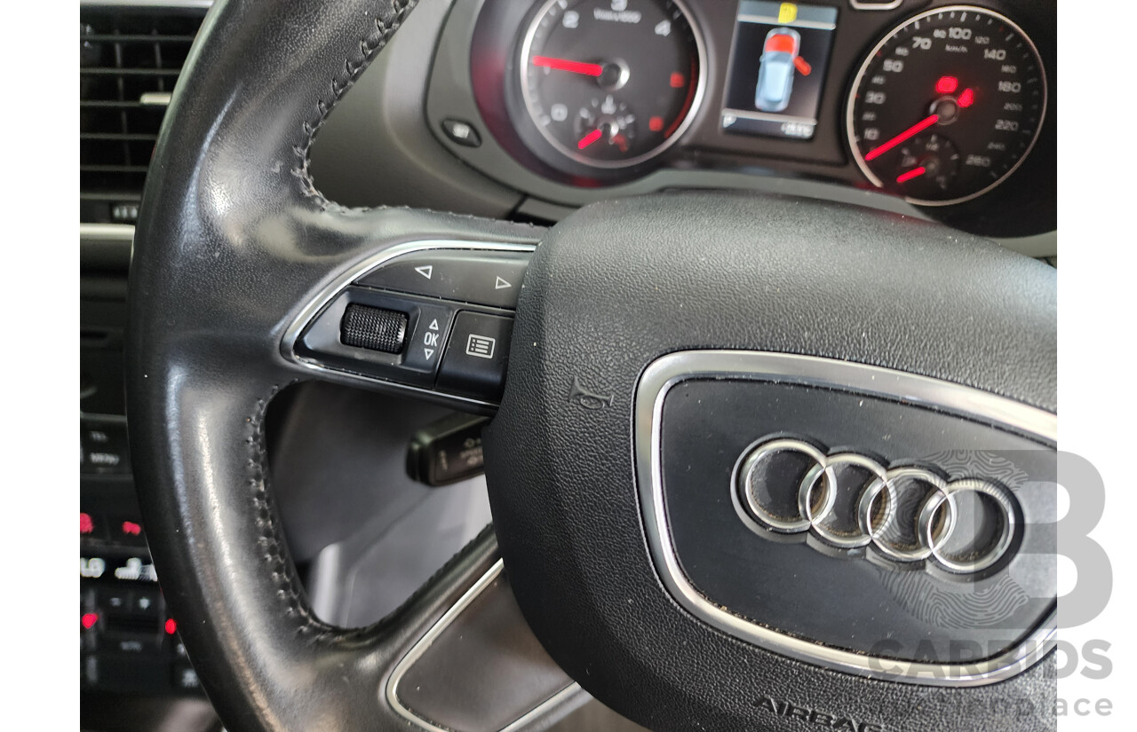 9/2013 Audi Q3 2.0 TDI Quattro (103kw) 8U MY14 4d Wagon Black 2.0L