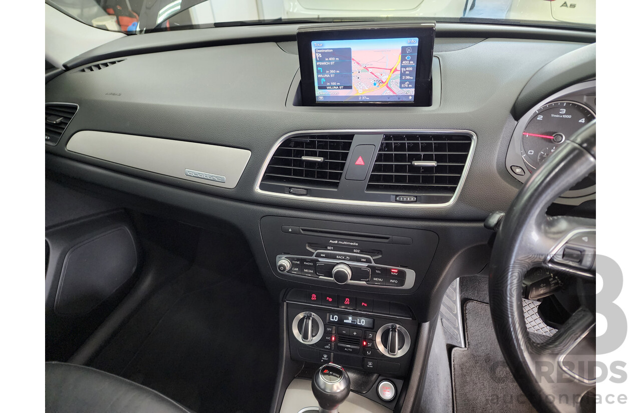 9/2013 Audi Q3 2.0 TDI Quattro (103kw) 8U MY14 4d Wagon Black 2.0L