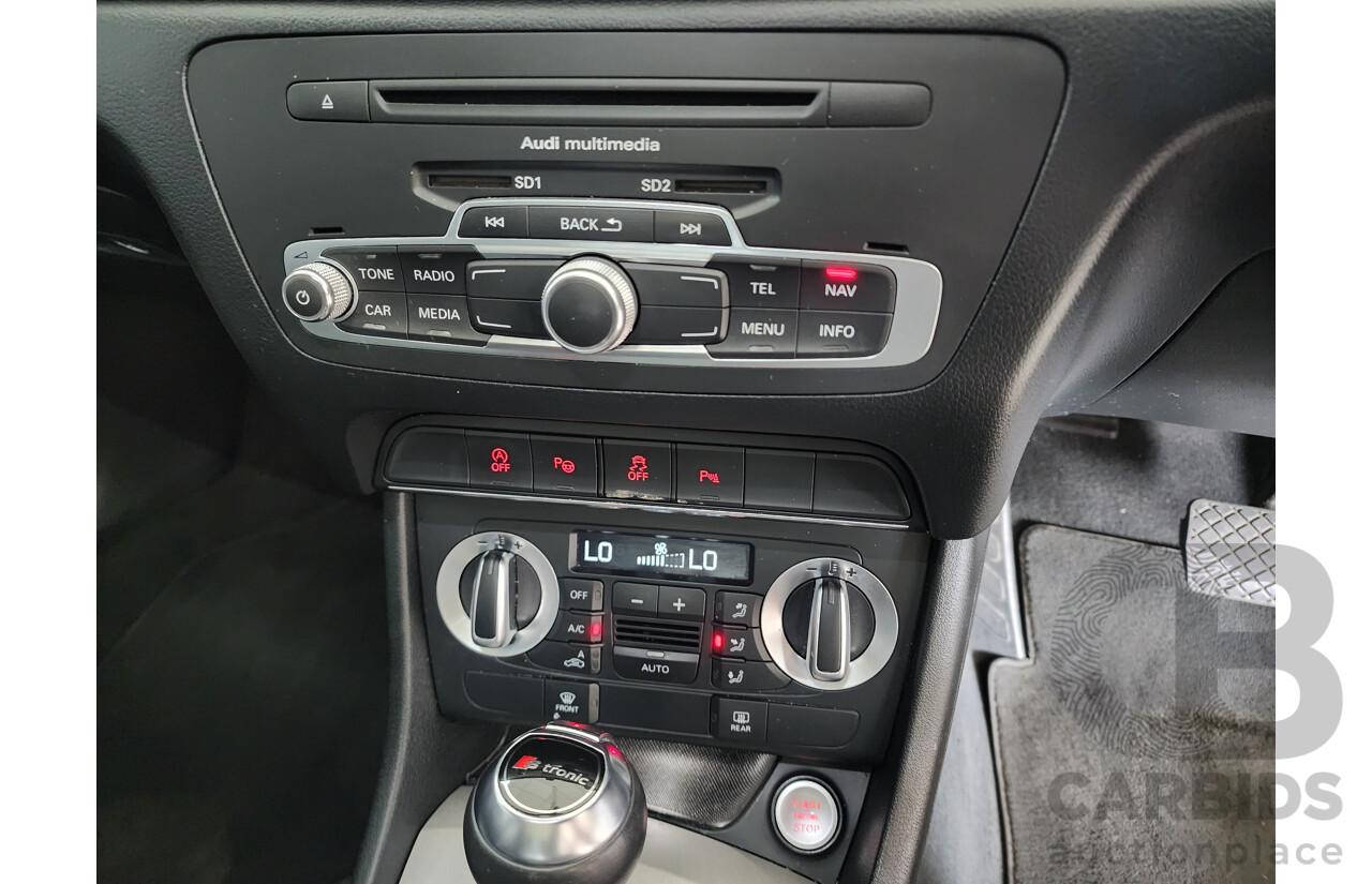 9/2013 Audi Q3 2.0 TDI Quattro (103kw) 8U MY14 4d Wagon Black 2.0L