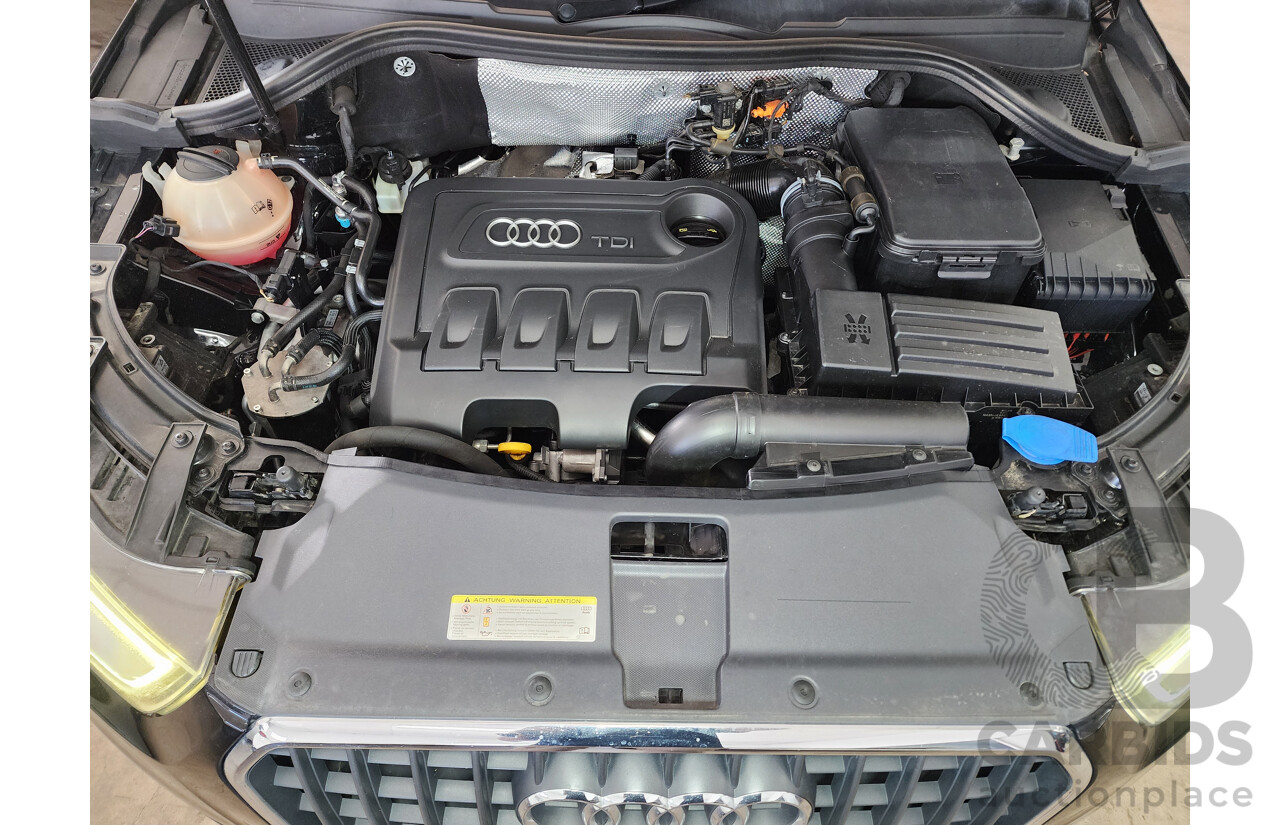 9/2013 Audi Q3 2.0 TDI Quattro (103kw) 8U MY14 4d Wagon Black 2.0L