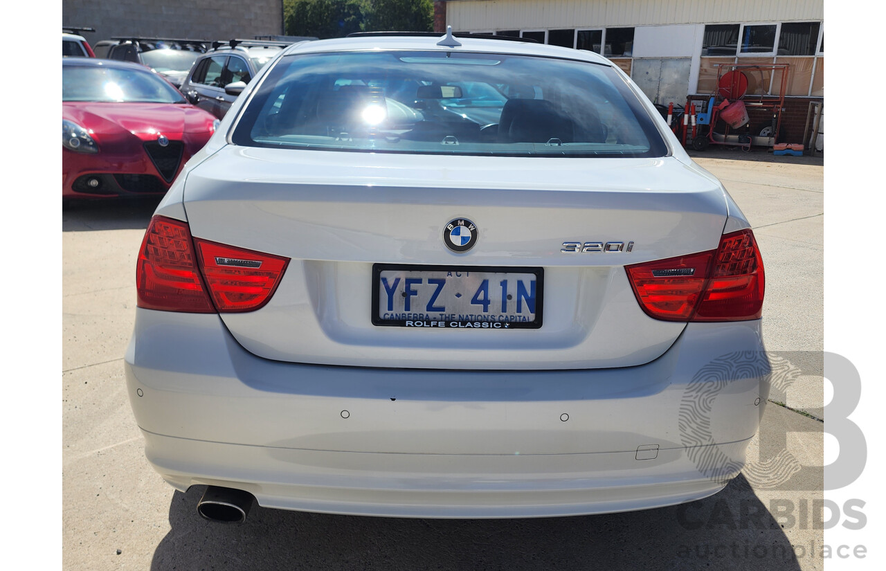 10/2009 Bmw 3 20i Executive E90 MY09 4d Sedan White 2.0L