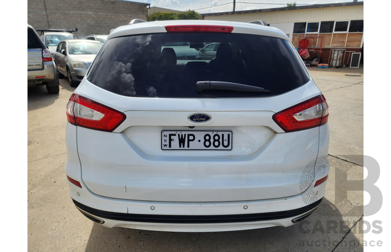 11/2017 Ford Mondeo Ambiente TDCi MD 4d Wagon White 2.0L