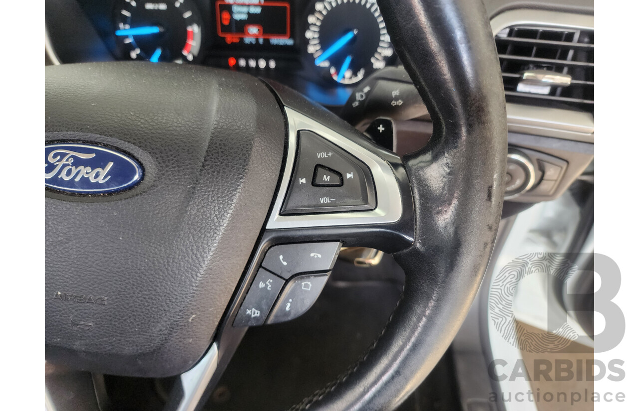 11/2017 Ford Mondeo Ambiente TDCi MD 4d Wagon White 2.0L