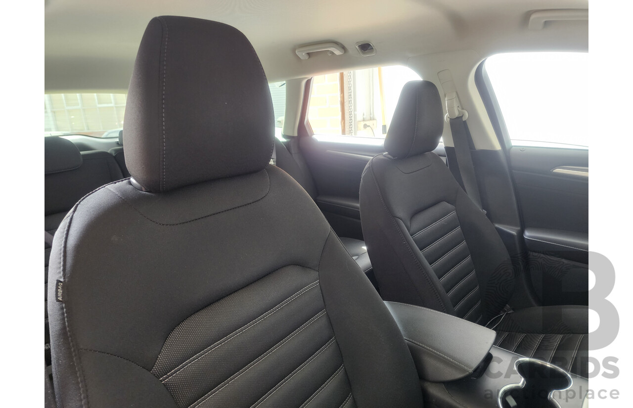 11/2017 Ford Mondeo Ambiente TDCi MD 4d Wagon White 2.0L