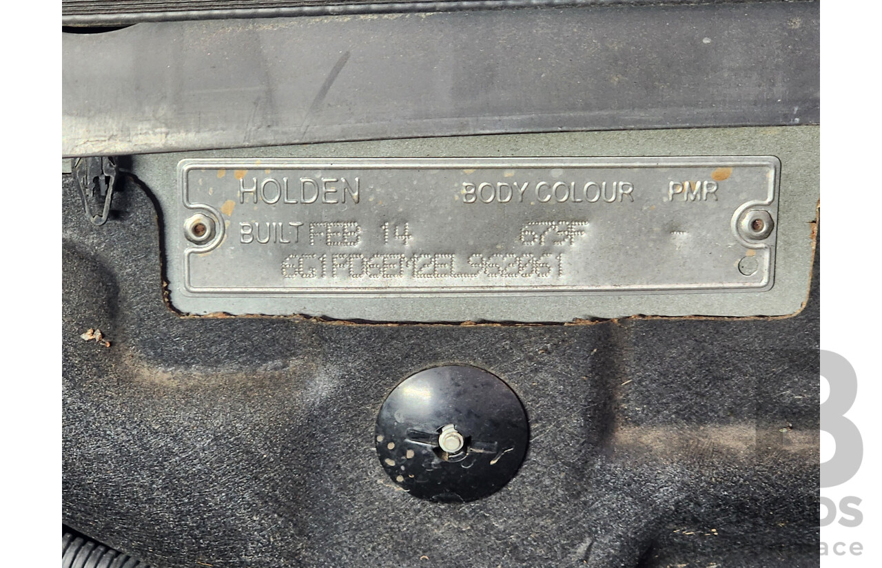 2/2014 Holden Cruze Equipe JH MY14 5d Hatchback White 1.8L