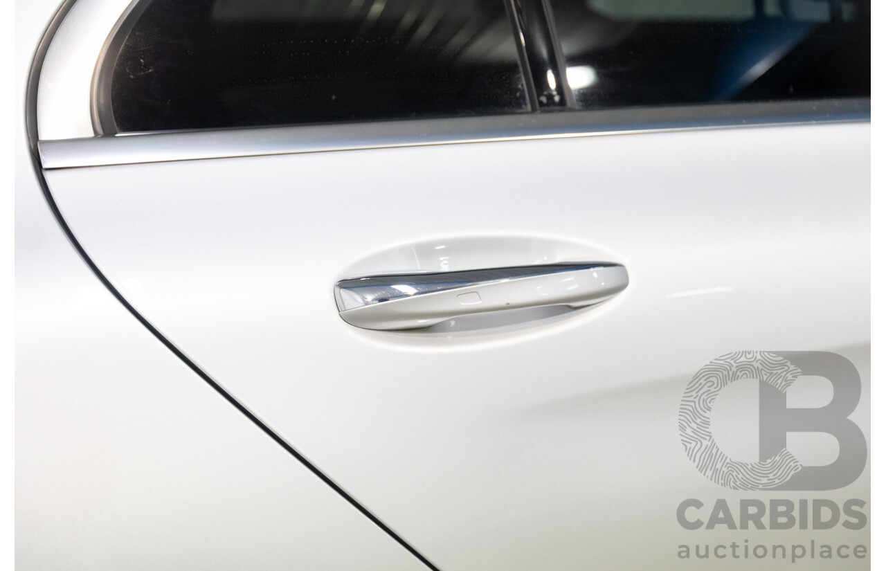 07/2017 Mercedes-Benz C350 e (RWD) 205 MY17 4d Sedan Iridium Silver Turbo 2.0L - 60kW Plug-In Hybrid