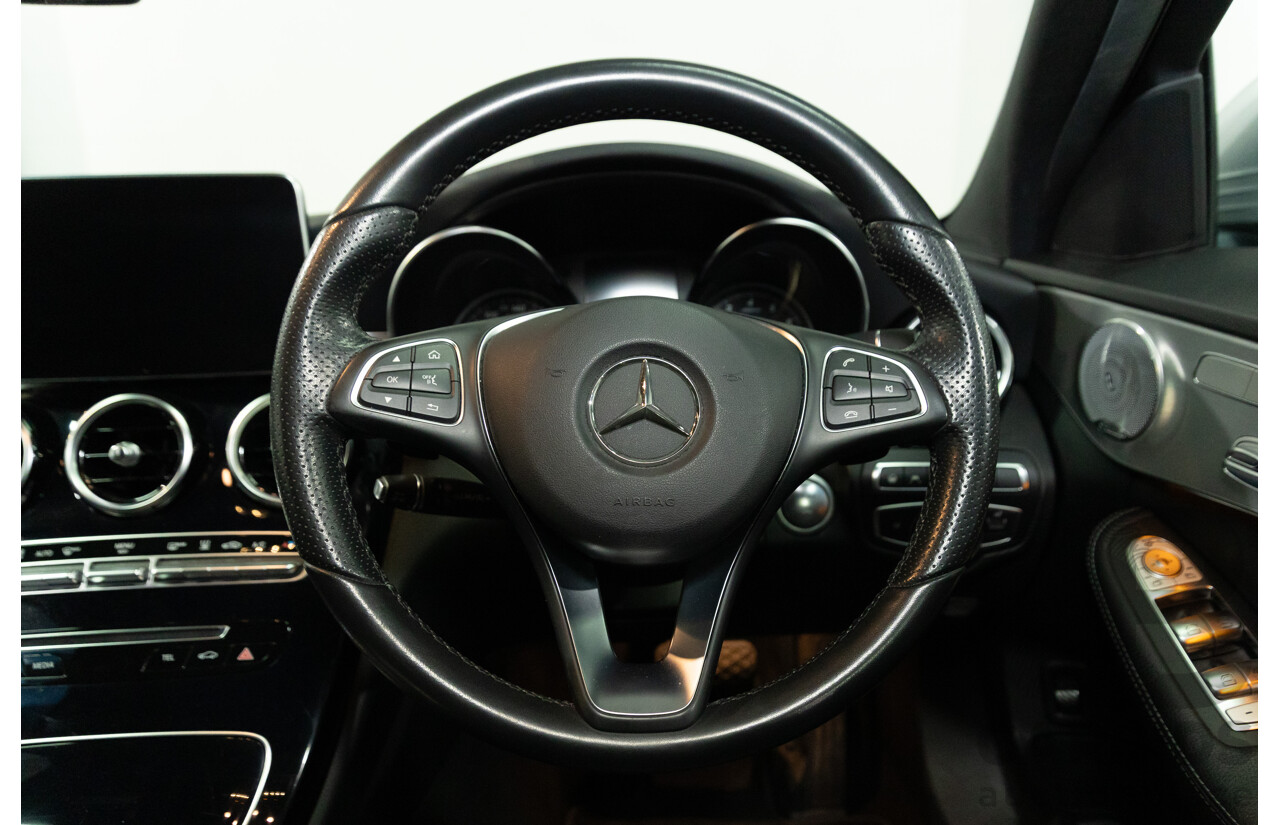 07/2017 Mercedes-Benz C350 e (RWD) 205 MY17 4d Sedan Iridium Silver Turbo 2.0L - 60kW Plug-In Hybrid