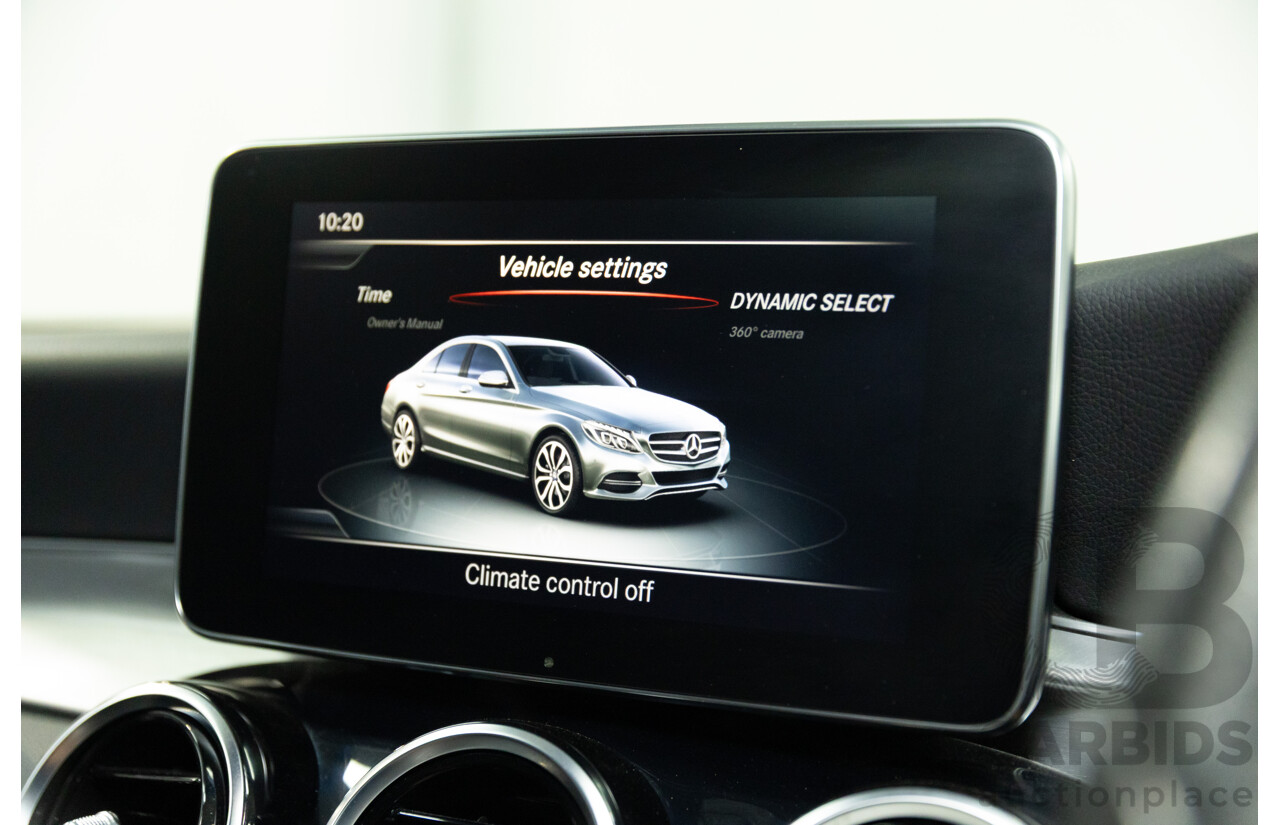 07/2017 Mercedes-Benz C350 e (RWD) 205 MY17 4d Sedan Iridium Silver Turbo 2.0L - 60kW Plug-In Hybrid