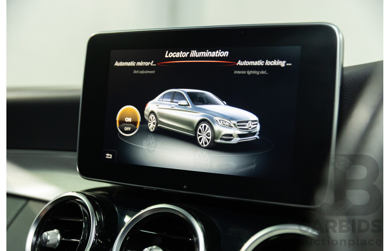 07/2017 Mercedes-Benz C350 e (RWD) 205 MY17 4d Sedan Iridium Silver Turbo 2.0L - 60kW Plug-In Hybrid