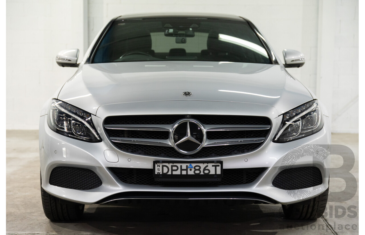 07/2017 Mercedes-Benz C350 e (RWD) 205 MY17 4d Sedan Iridium Silver Turbo 2.0L - 60kW Plug-In Hybrid