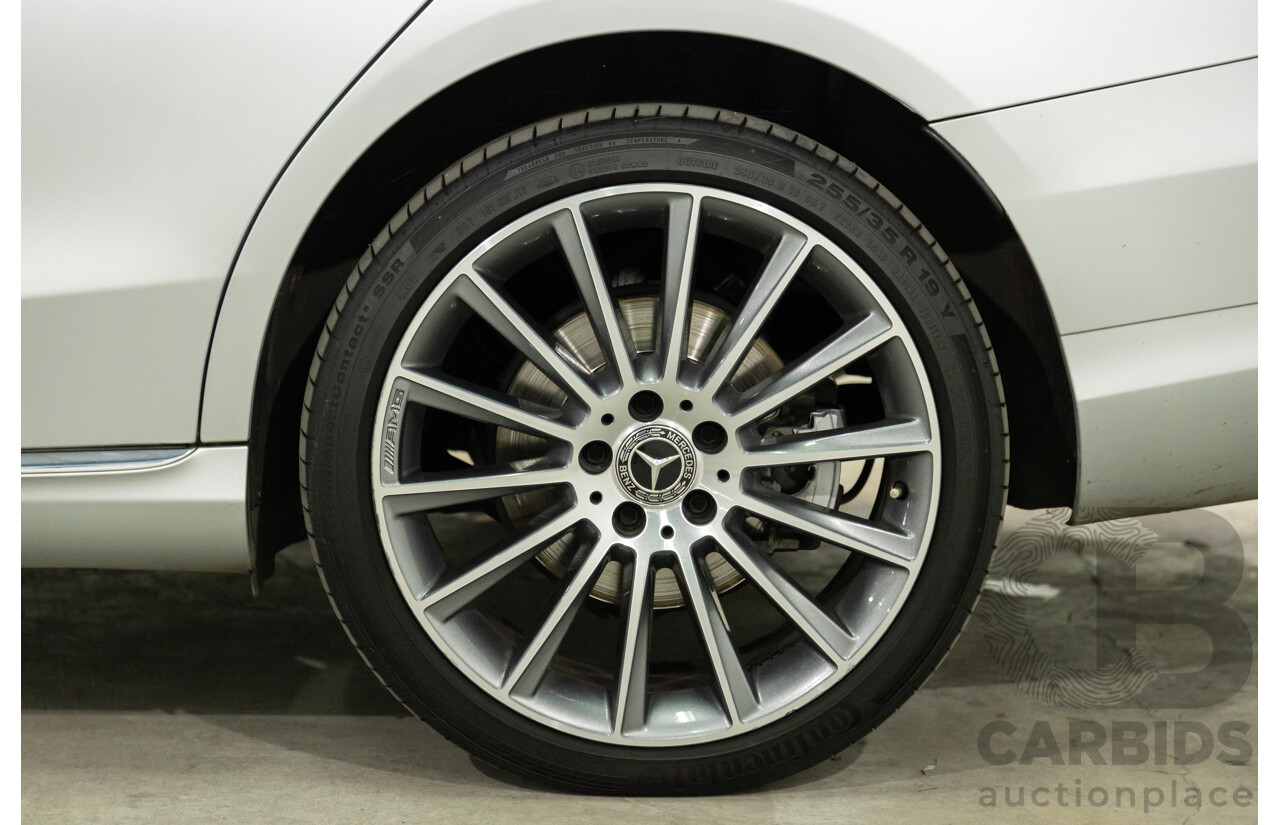 07/2017 Mercedes-Benz C350 e (RWD) 205 MY17 4d Sedan Iridium Silver Turbo 2.0L - 60kW Plug-In Hybrid