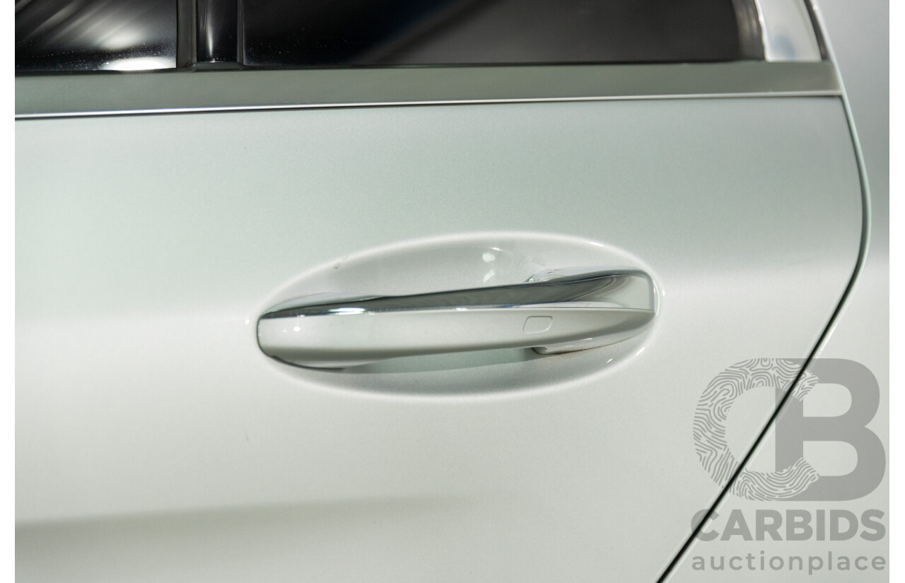 07/2017 Mercedes-Benz C350 e (RWD) 205 MY17 4d Sedan Iridium Silver Turbo 2.0L - 60kW Plug-In Hybrid