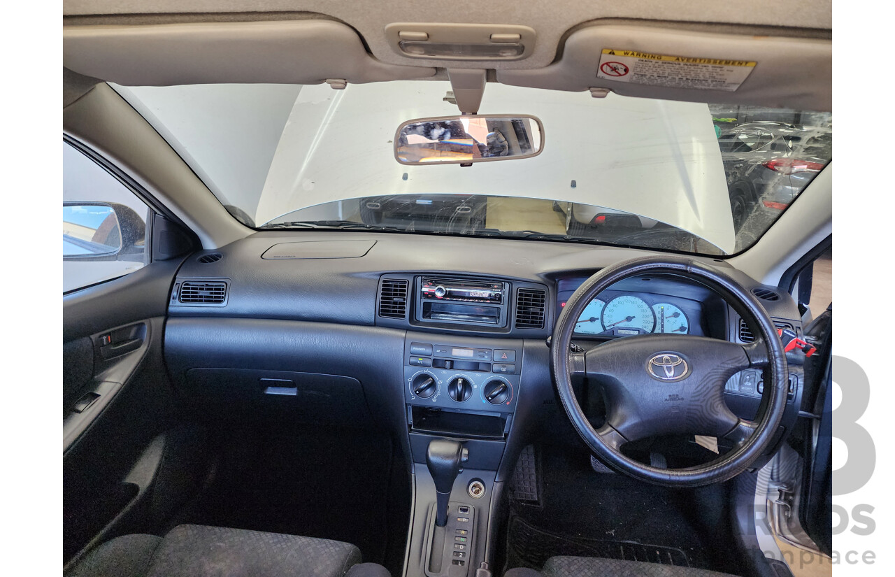 5/2006 Toyota Corolla Ascent ZZE122R 5d Hatchback Silver 1.8L