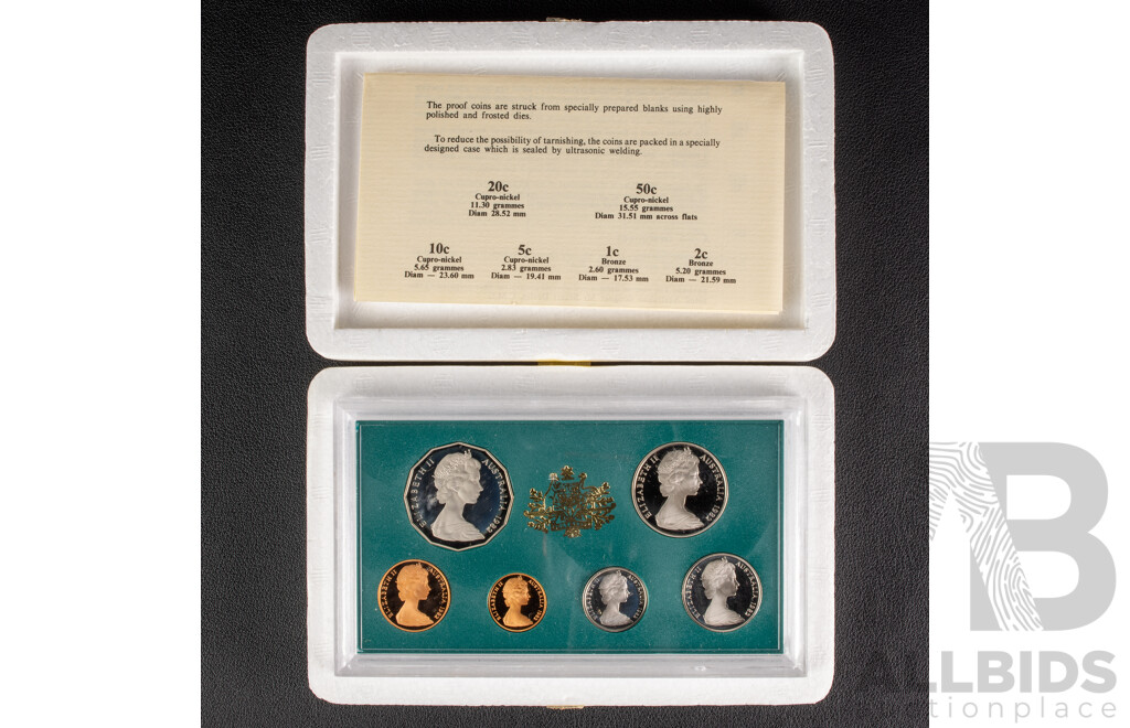 Australian RAM 1982 Six Proof Coin Set, Commonwealth Games