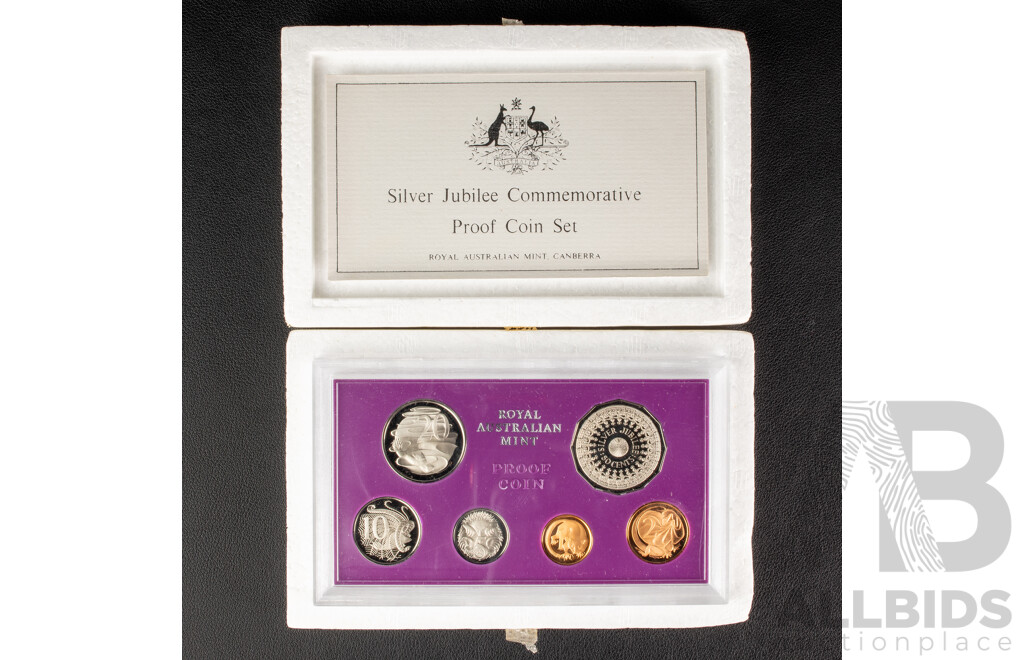 Australian RAM 1977 Silver Jubilee Commemorative Six Proof Coin Set