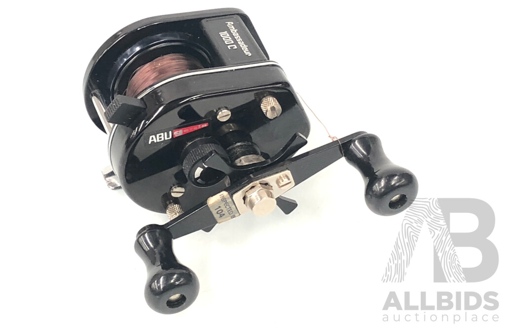 Vintage ABU Garcia Ambassadeur 1000C Fishing Reel - Circa 1982 - New