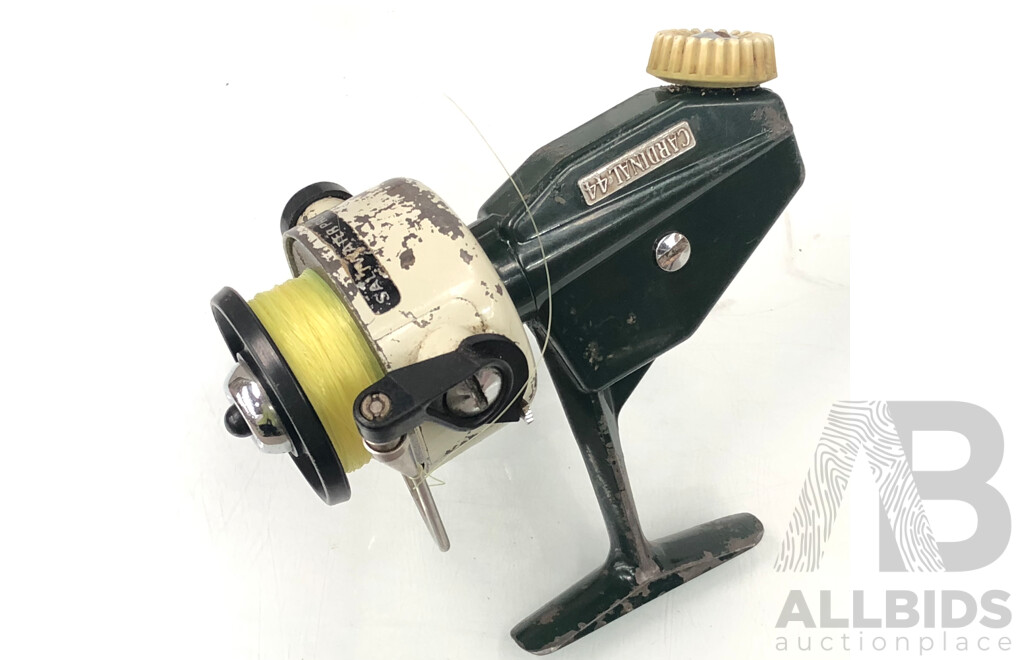 Vintage Abu Garcia Svangsta Cardinal 44 Fishing Reel - Circa 1970's