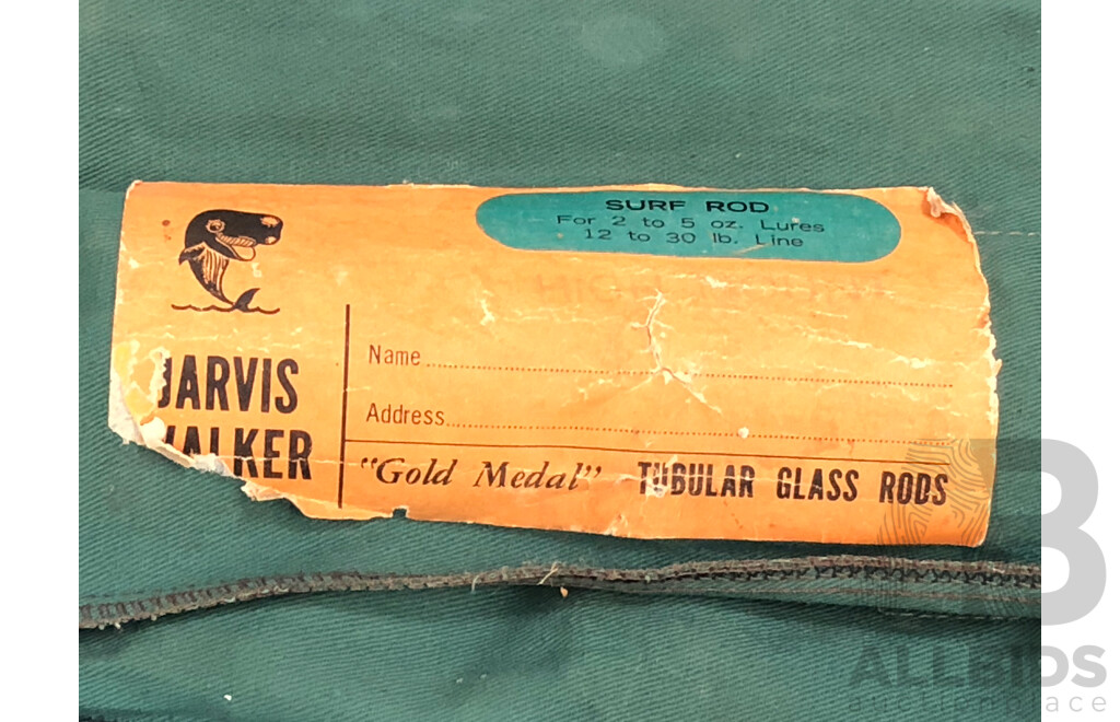 Jarvis Walker 3.85 Meter Beach Fishing Rods - Lot of Two