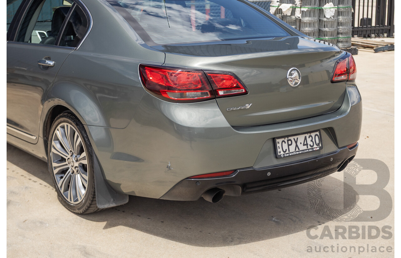 11/2013 Holden VF Calais V 4d Sedan Prussian Steel Metallic V6 3.6L