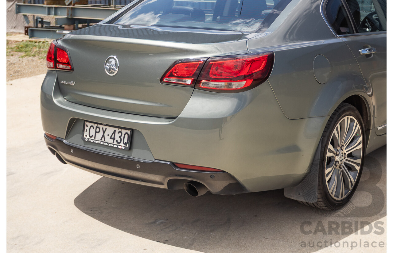 11/2013 Holden VF Calais V 4d Sedan Prussian Steel Metallic V6 3.6L