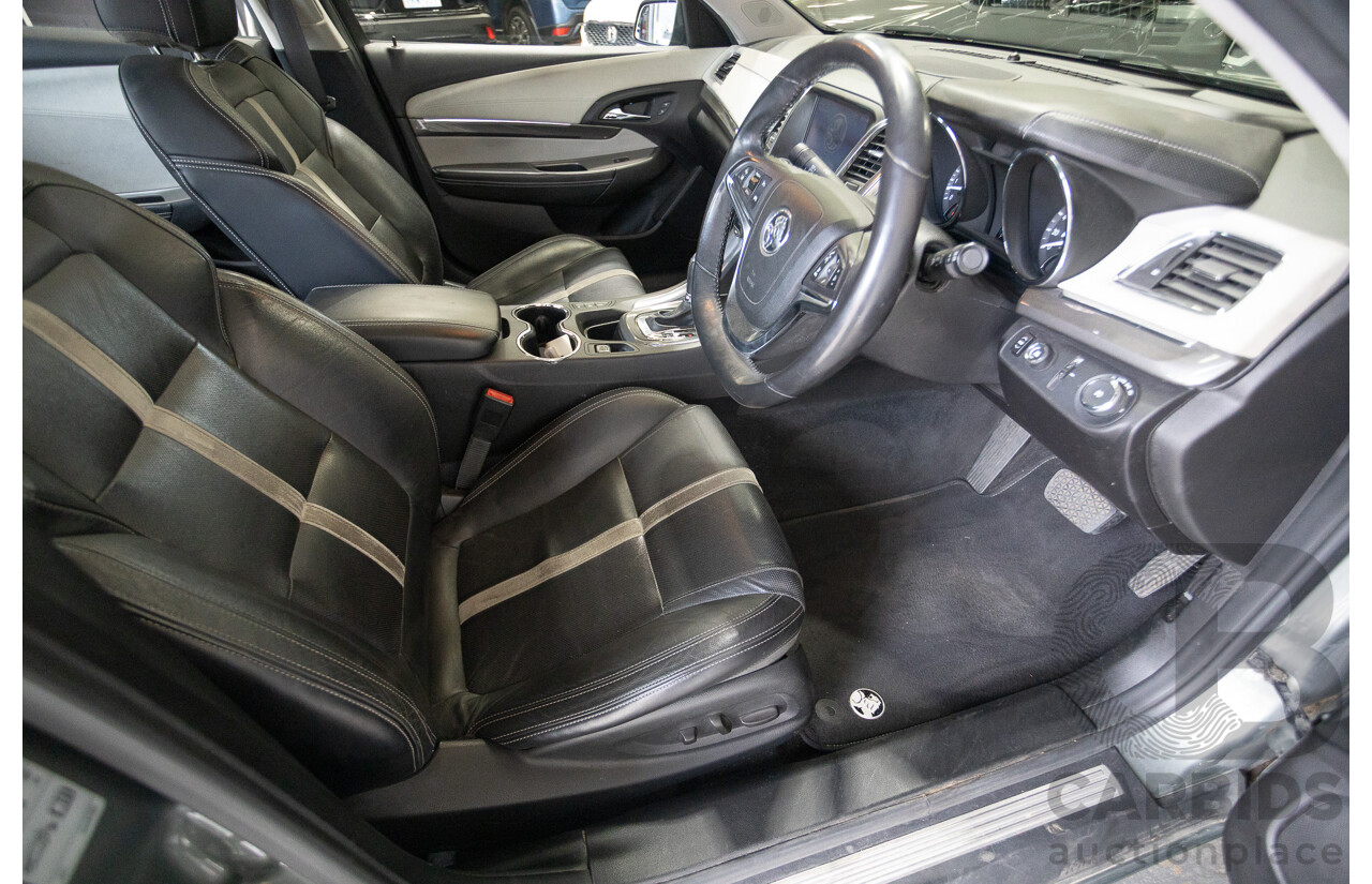 11/2013 Holden VF Calais V 4d Sedan Prussian Steel Metallic V6 3.6L