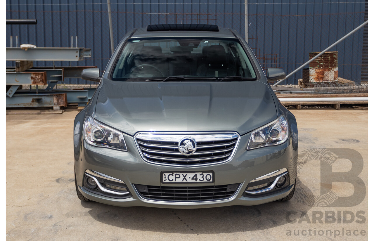 11/2013 Holden VF Calais V 4d Sedan Prussian Steel Metallic V6 3.6L