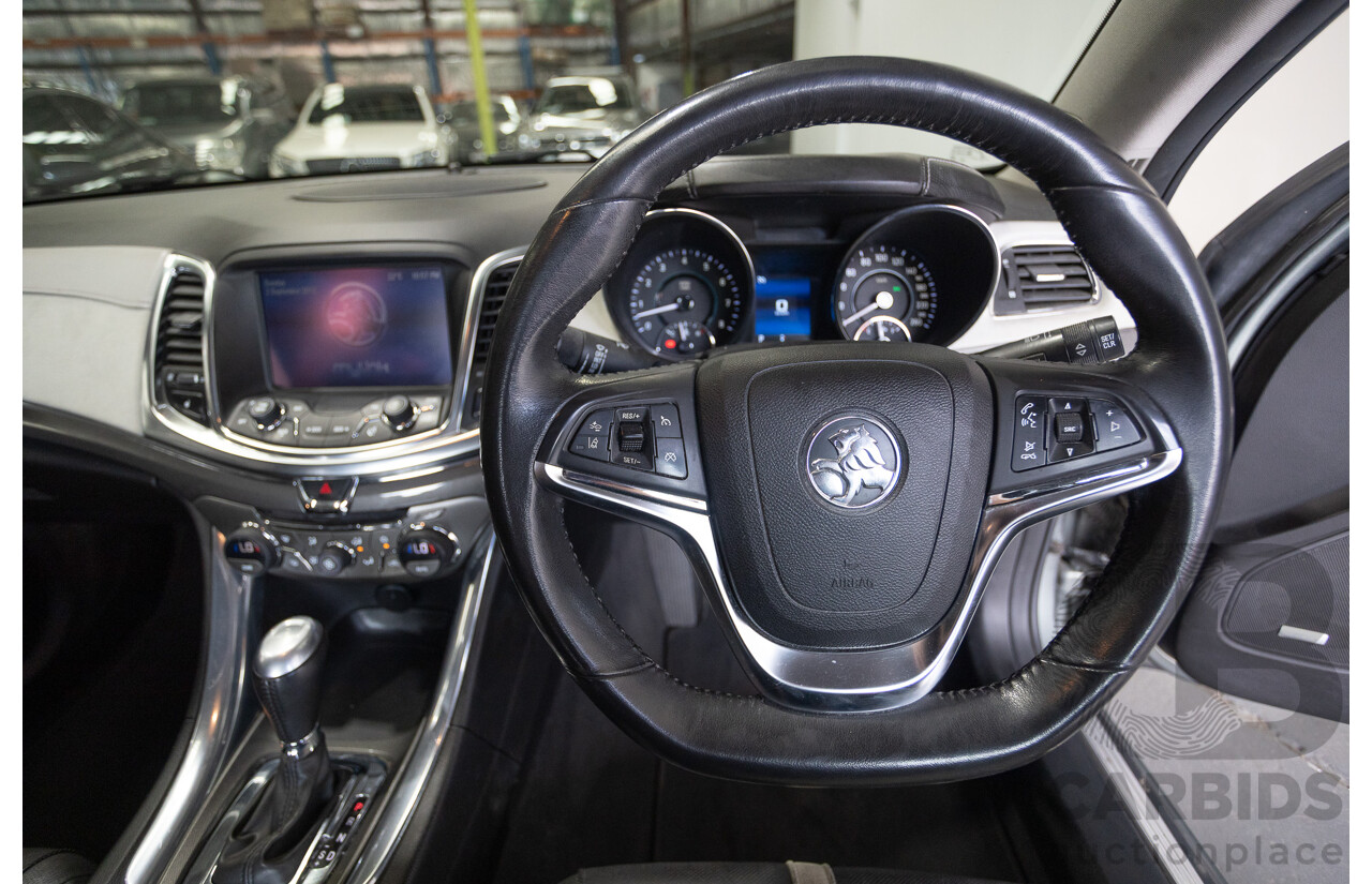 11/2013 Holden VF Calais V 4d Sedan Prussian Steel Metallic V6 3.6L