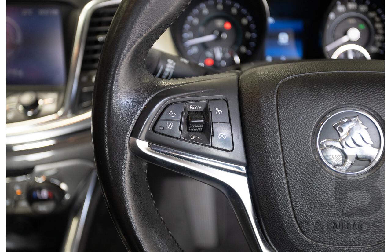 11/2013 Holden VF Calais V 4d Sedan Prussian Steel Metallic V6 3.6L