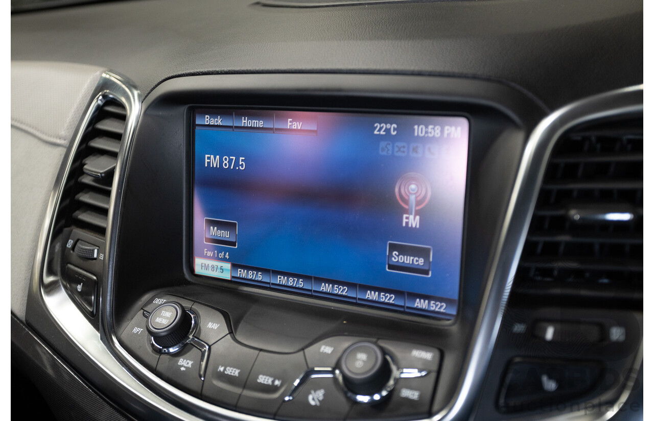 11/2013 Holden VF Calais V 4d Sedan Prussian Steel Metallic V6 3.6L