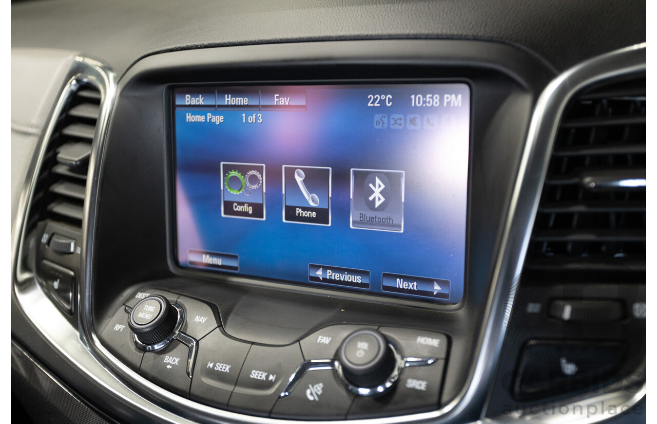 11/2013 Holden VF Calais V 4d Sedan Prussian Steel Metallic V6 3.6L