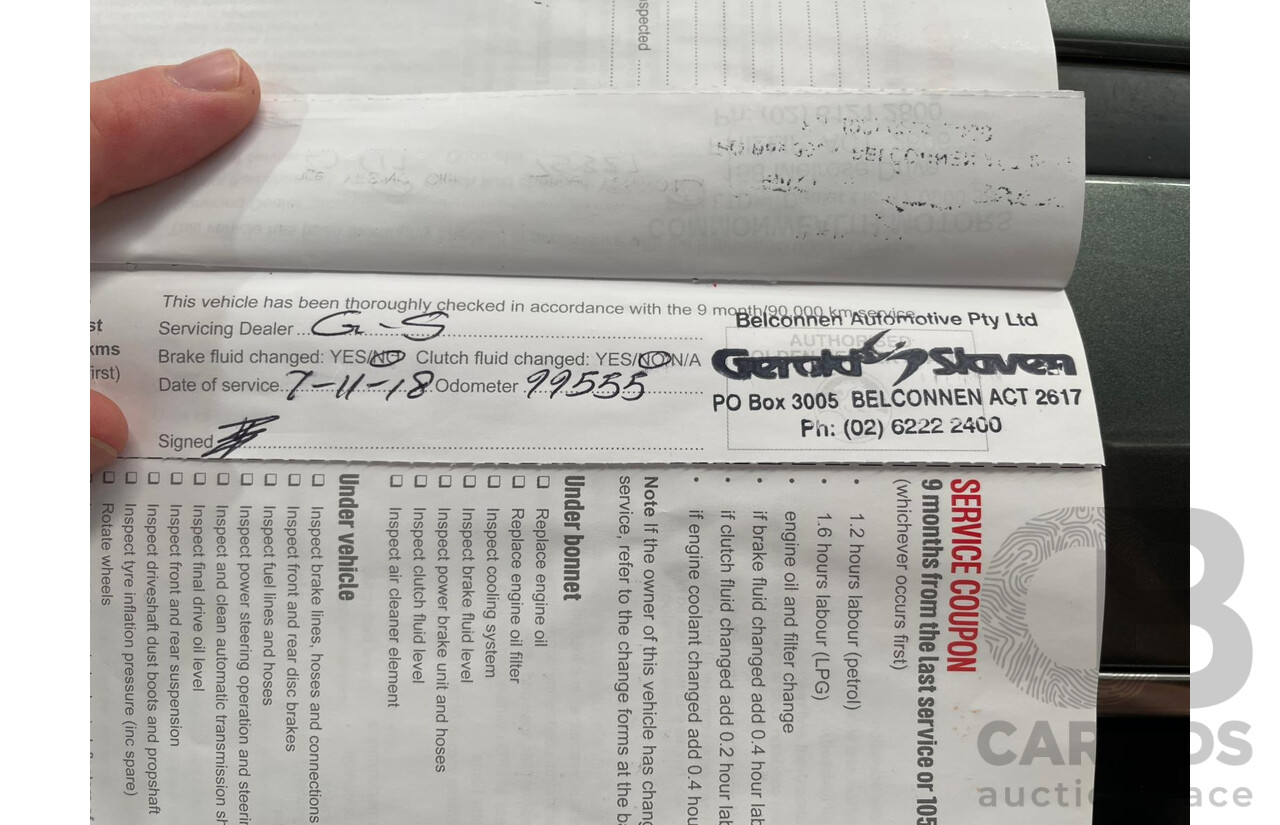 11/2013 Holden VF Calais V 4d Sedan Prussian Steel Metallic V6 3.6L