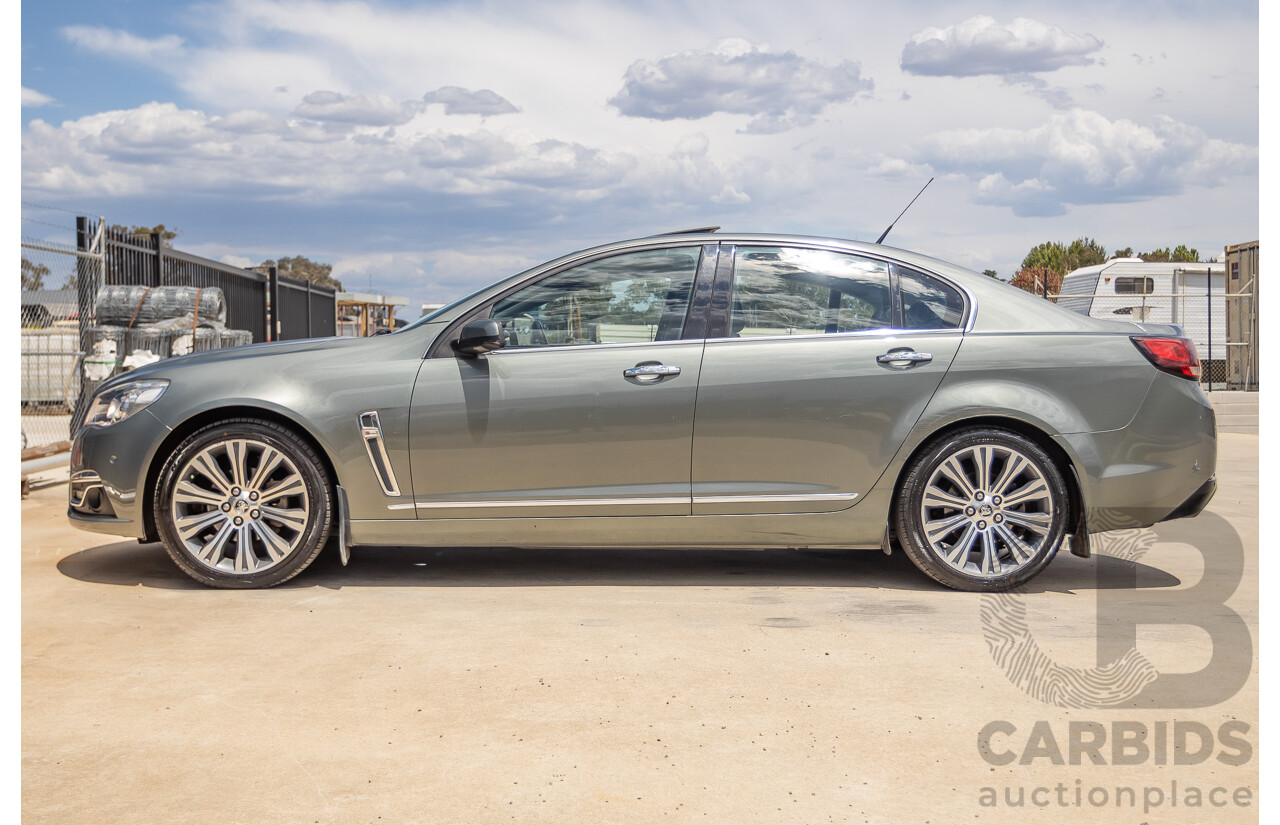 11/2013 Holden VF Calais V 4d Sedan Prussian Steel Metallic V6 3.6L