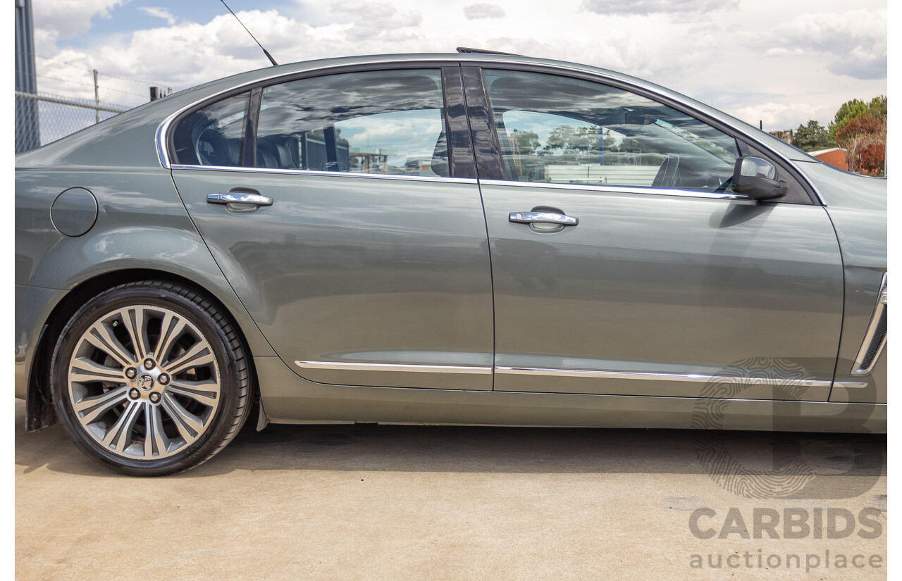 11/2013 Holden VF Calais V 4d Sedan Prussian Steel Metallic V6 3.6L