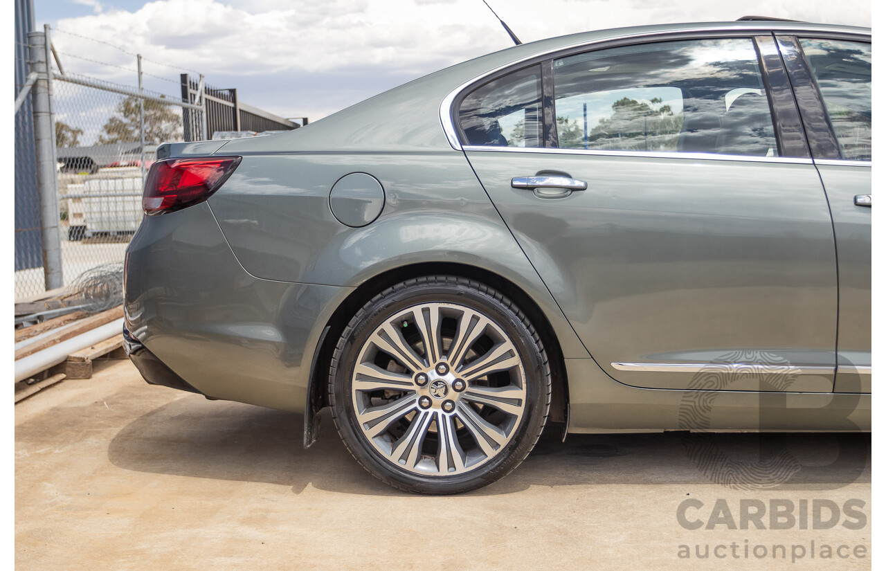 11/2013 Holden VF Calais V 4d Sedan Prussian Steel Metallic V6 3.6L