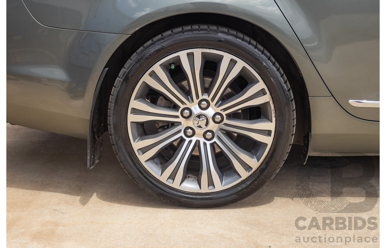 11/2013 Holden VF Calais V 4d Sedan Prussian Steel Metallic V6 3.6L